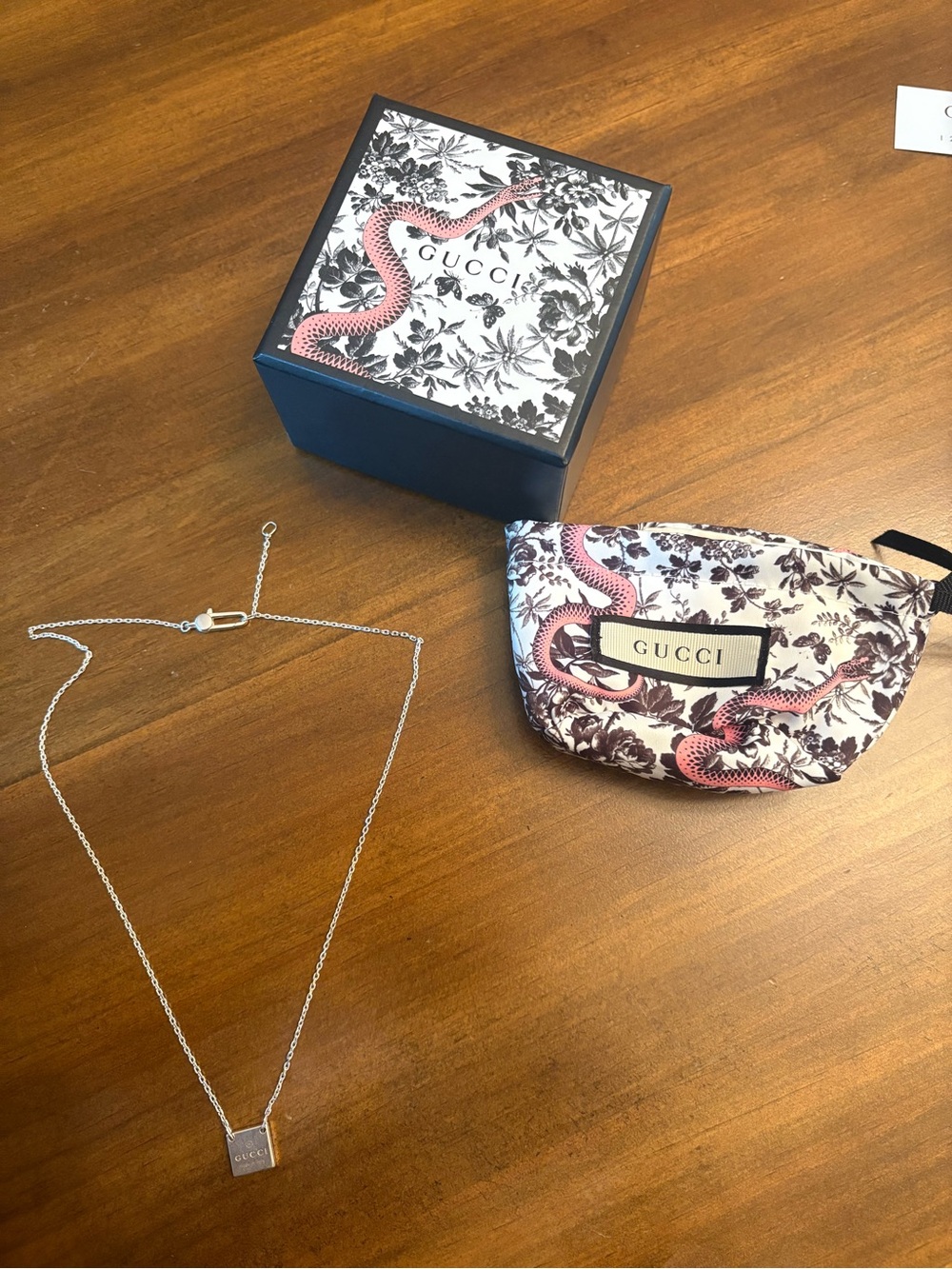 Gucci Sterling Silver Necklace
